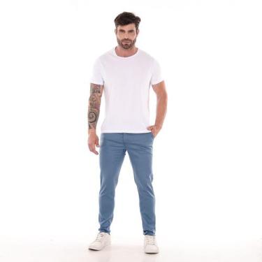 Imagem de Calça Masculina Bolso Embutido Calça Alfaiataria Masculina - Execução 