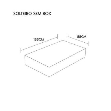 Imagem de Colchão NATURAL GEL ARTICULADO Marrom 25cm - Latex Foam, SEM OPCIONAIS