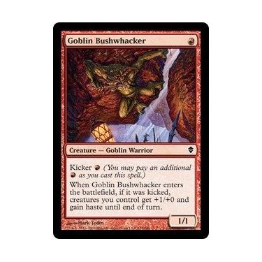Imagem de Magic The Gathering - Goblin Bushwhacker (125) - Zendikar