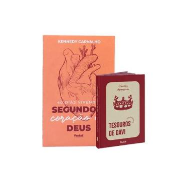 Imagem de Kit 2 Livros - Devocional com Deus Paí - 40 Dias Vivendo Segundo o Cor