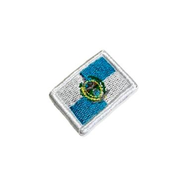 Imagem de BE0136-036 Bandeira Rio de Janeiro Patch Bordado 3,8×2,5 cm (B-Fecho de contato gancho.)