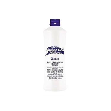 Imagem de Álcool Gel 70% 5cinco 430g