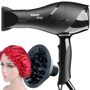 Imagem de Secador De Cabelo Taiff 1700w Ions Profissional Ar Quente Frio Preto D
