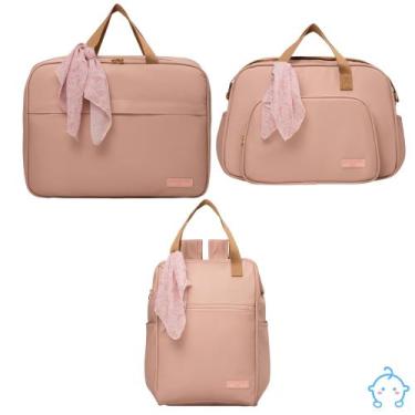 Imagem de Kit de Bolsa Maternidade Encanto Rose Mix - Pirulitando