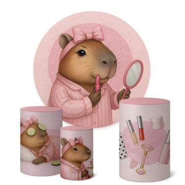 Imagem de Trio Capas Cilindro  Painel Redondo 1,50m Capivara - Fadrix, K1CAA0013