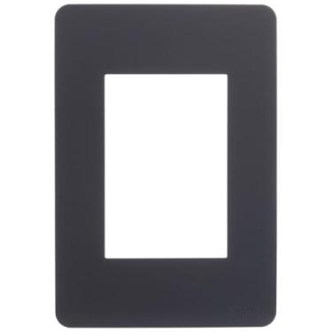 Imagem de Placa 4x2 3 Postos Stellar Black Orion - S730103294 - SCHNEIDER - Stec