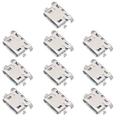 Imagem de YUNCHAO Acessórios telefônicos 10 PCs Carregando Connector de porta para Motorola Moto E3 / Moto G5 / Moto G4 Play Substituição do telefone celular