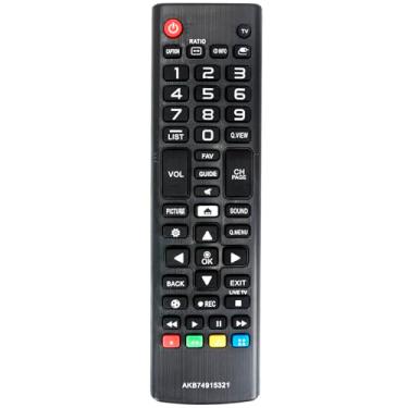 Imagem de Controle remoto AKB74915321 compatível com LG Smart TV 32LJ520B 43LJ510T 43LJ5100 49LJ5100 43LF5100 43LF5100-DA 49LF5100 32LH510B-DC 49LH510B-DC 49LH510B-DC 10T 43 LH5100-DF 43LH5100 43LH510T-DF