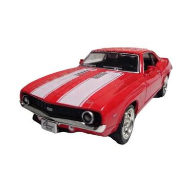 Imagem de Carro De Brinquedo Chevrolet Camaro De Liga Metálica Para Meninos, Com