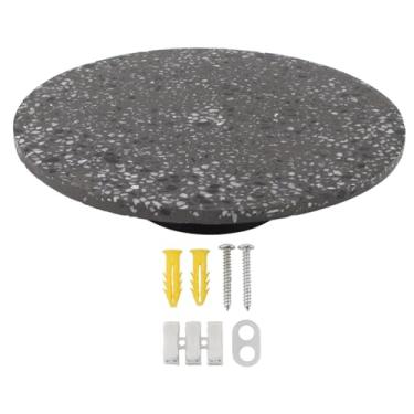 Imagem de Arandela de parede de parede led redonda moderna minimalista luminária luminosa lâmpada de luz quente eficiente para sala de estar cimento de cimento 20cm