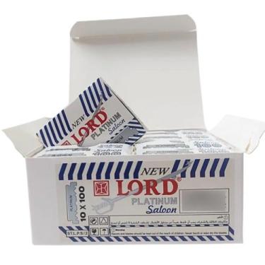 Imagem de Kit Caixa Com 2000 Lâminas Para Barbear Meia Lord Platinum Profissiona