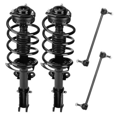 Imagem de Conjunto de suporte dianteiro e elos de barra oscilante para Dodge Grand Caravan (exclui R/T, GT) 2008-2019, para cidade e campo (exclui Li, S) 2008-2016, substituição de amortecedor 171128 4 peças