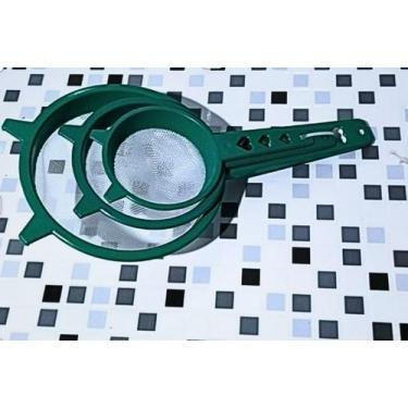 Imagem de Peneiras Love Jogo com 3 Peças Kit 9, 11 e 15 cm para Cozinha Cores Ve