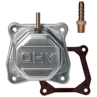 Imagem de JMCHstore Tampa De Válvula Ohv Com Conexão Pulso Para Predator 212, Não Hemi, Coleman Ct200U Ct100U Bt200X, Mini-Motocicleta Cc100X, Sk100 Kt196 Go Kart Baja Hisun Tillotson Clone, Motor 196 Cc Hond