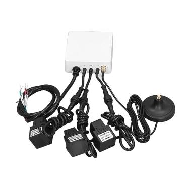 Imagem de AUNMAS Monitor de Energia Inteligente Com Nível de Troca Trifásico para, Monitor de Dados Em Tempo Real para Eletrodomésticos, Medidor de Eletricidade WLAN para Economia de Energia, Adequado para