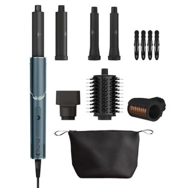 Imagem de Shark FlexStyle® Teal 220v – Secador e Modelador Multifunções 5 em 1 | Edição Limitada | Inclui RapidGloss, Escova Oval, Rolos de envoltura Automáticos e Nécessaire.