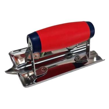 Imagem de Generic Desempenadeira de gesso, ferramenta versátil de aço inoxidável profissional com cabo, ferramenta de reboco para gesso, estuque, cimento, Ranhurador de Concreto