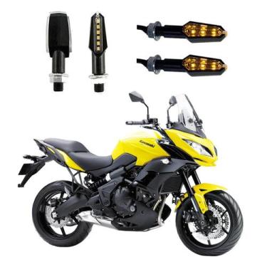 Imagem de KIT 4 Luz Seta Esportiva Pisca de Led Modelo P29 Para Moto VERSYS CITY