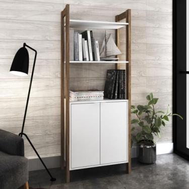 Imagem de Closet Modulado Aberto - Armário Alto Multiuso com 2 Portas Baixas 65c