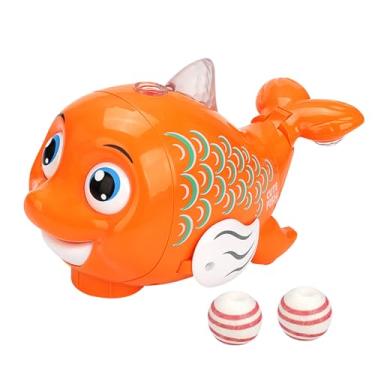 Imagem de Rrlihjgu Bola Elétrica Para Gatos | Bola Flutuante Com Formato De Peixe Elétrica,Jogo Para Gatinhos Com Energia De Pilhas Para Enriquecimento E Estimulação | Alívio Do Tédio