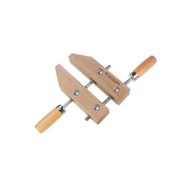 Imagem de PLG2SUPT Braçadeira de parafuso de mão de madeira – 15 cm | Braçadeiras de parafuso manual para marcenaria, 1 peça