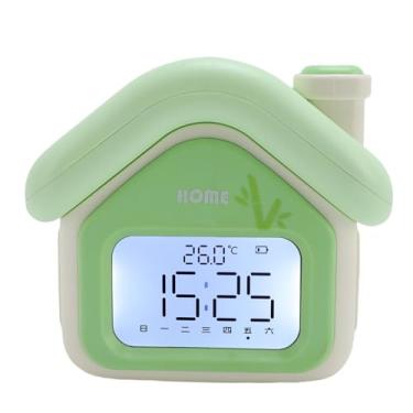 Imagem de RiToEasysports Despertador de Crianças, Alarme Controlado por Aplicativo Inteligente, Alerta Suave Com Luz Noturna para Quartos, Relógios de Cabeceira para Meninas Adolescentes, Companheiro de (Verde)