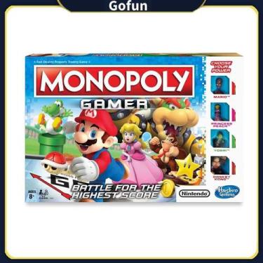 Imagem de Jogo de tabuleiro Mario MONOPOLY Gamer com personagens de Super Mario