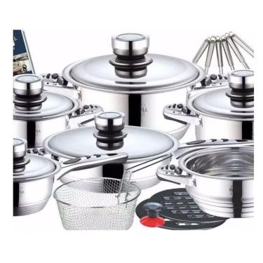 Imagem de Conjunto De Panelas Aço Inox Cirúrgico Desing Alemão