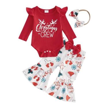 Imagem de Conjunto de macacão Kuriozud Baby Girl de 6 a 12 m