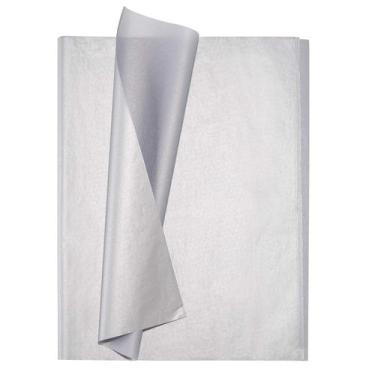 Imagem de Papel de seda Whaline Silver 100 folhas 35x50 cm
