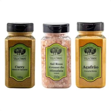 Imagem de Curry, Sal Rosa Grosso do Himalaia, Açafrão