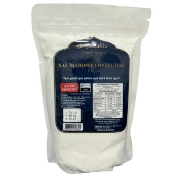 Imagem de Sal Marinho de Mossoró Integral Com Iodo Al Andalus 1kg