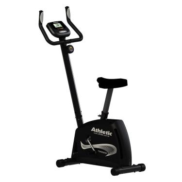 Imagem de Bicicleta Athletic Training Vertical 8 níveis magnéticos Suporta 140kg Pedal suave monitor 11 funções