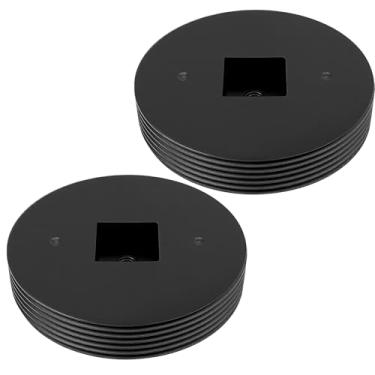 Imagem de Plugue de limpeza escareado CO2490-A35 - diâmetro do plugue de 10 cm para 8,9 cm (3 1/2) PVC adaptador de limpeza de esgoto e tubo de drenagem - 2 peças