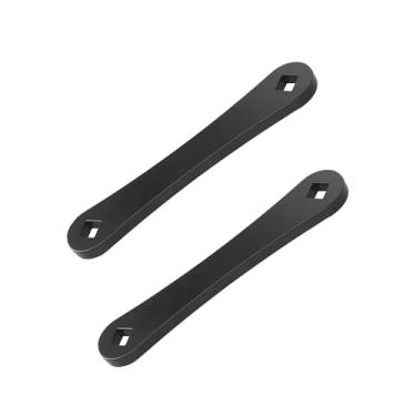 Imagem de eaacaa 2 peças de chave de tanque de acetileno – para válvulas de tanque de acetileno B e MC, chave de aço resistente para abrir/fechamento seguro de cilindros de acetileno, ferramenta de controle de