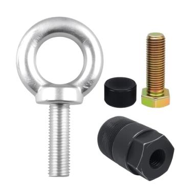 Imagem de GAEYGDA Ferramenta extrator de volante 91-849154T1, compatível com Mercury, Mariner, Force, motores de popa Yamaha, 1 1/5.1 cm-16 roscas TPI, inclui anel de elevação 91-849154T1