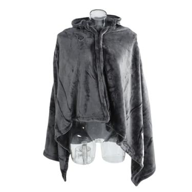 Imagem de Asixxsix Cobertor de xale aquecido portátil, 59.1x33.5in enrolamento aquecido elétrico portátil com 3 configurações de calor e tecido à prova de água, para Acampamento Escritório Casa