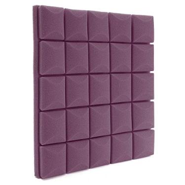 Imagem de Painel de Espuma Acústica Cuneiforme para Estúdio KTV Parede Absorção Ecos Esponja Absorvedora Som Alta Densidade Características Acústicas Diversão Dinâmica com