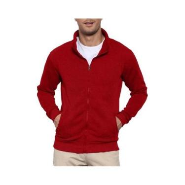 Imagem de Jaqueta De Moletom Masculina Leve Com Zíper De Manga Longa Para Outono