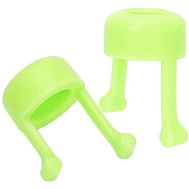 Imagem de Yinhing Guia de Colírio Portátil Ferramenta Aplicador de Auxílio para Garrafa de Colírio Dispositivo de Suporte para Aplicação Segura e Eficaz de Colírios Material de Silicone Macio (Verde)