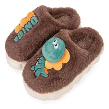 Imagem de Pantufa Infantil Dinossauro Super Quentinha E Confortável - D'PRESENTE