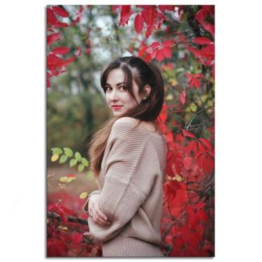 Imagem de 917 Woman Wall Art Model Canvas Prints Young Poster For Home Conjunto de 1 Decorações Noframed 30.5 cmx20.3 cm