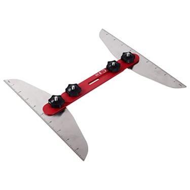 Imagem de aqxreight Ferramenta de Corte de Conjunto de Modelo de Piso de Preciso de Aço Inoxidável para Peitoris de Janela Prateleiras de Armário Medindo Armário e Janela Em ângulo Premium e está Medindo