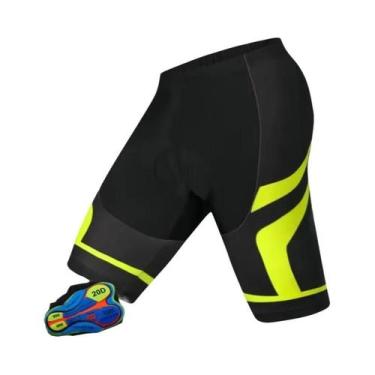 Imagem de Bermudas De Ciclismo Masculinas Com Almofada De Gel Respirável 20D Rou