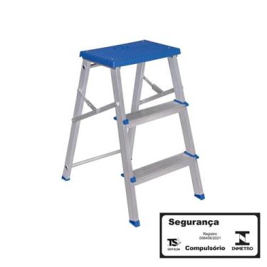 Imagem de Escada Banqueta Alumínio Mor