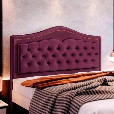 Imagem de Cabeceira Holanda 1,40 Solteiro 2.0 Roxo