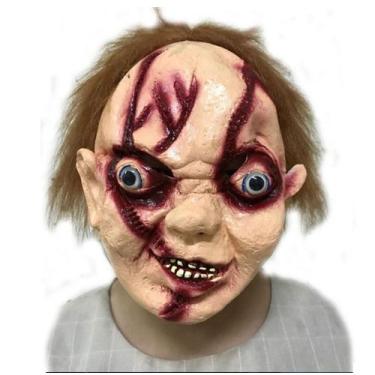 Imagem de Máscara Horror Zombie Máscara de látex para estourar o cérebro Ghost B