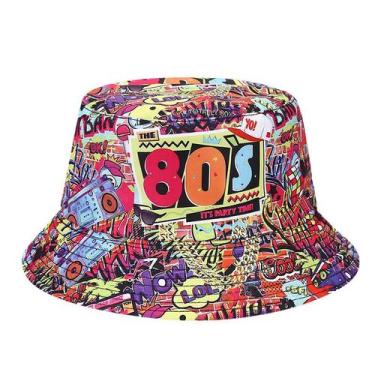 Imagem de Boné Bucket Hat, anime, dos anos 80, casual, casual, pescador de praia