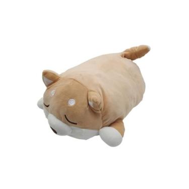 Imagem de Boneca de brinquedo de pelúcia Fat Brown Corgi 30cm - yiweisai