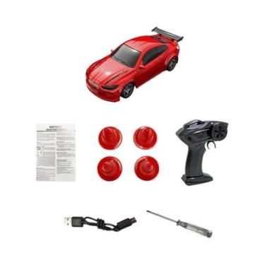 Imagem de Carro RC Mini Drift De Alta Velocidade 1/64 24G 4WD Controle Remoto Mo